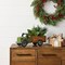 Melrose Vintage-Style Metal Pick Up Truck with Wood Bed - 18" - Green and Brown